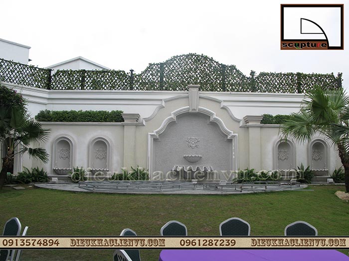 Thiết kế đài phun đơn giản nhưng mang nhiều ý nghĩa